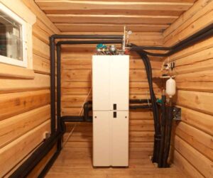 Geothermal heating unit