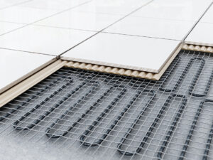 Underfloor heating system installation
